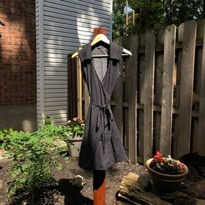 Vintage βSinΓ©quanone Parisβ Polkadot Wrap Dress